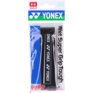 ヨネックス YONEX ヨネックス ウェットスーパーグリップ タフ 1本入り ブラック AC137 007 YONEX