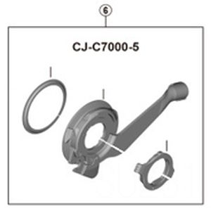 シマノ SHIMANO シマノ SHIMANO Y7ZP98010 CJ-C7000-5 カセットジョイントユニット