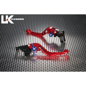 ユーカナヤ U-KANAYA U-KANAYA KA076-011-0605 レバーセット GPタイプ/ショート RD/BK Z400 19
