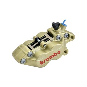 ブレンボ ブレンボ 20.5165.84 P4-40R アキシャル 4P キャリパー ゴールド レッドロゴ 右 φ30/34 取付ピッチ:40mm