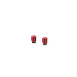 BIKERS BIKERS C0950-RED エアバルブキャップ アルミ 2個 レッド Rebel250 17-25 ZX-25R 21-25 Z900RS 18-25 YZF-R25 15-24