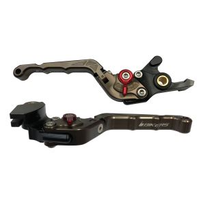 バイカーズ BIKERS バイカーズ K0526-TIN レバーセット 可倒式 カーブタイプ チタン ZX-25R 20-24 Ninja650/Z650 17-25 Z900 18-24