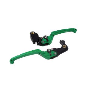 BIKERS BIKERS K0512-GRN レバーセット 可倒式 フラットタイプ グリーン Z900RS 18-24 ZX-6R 19-24 Z1000 17-22 Ninja1000 17-19