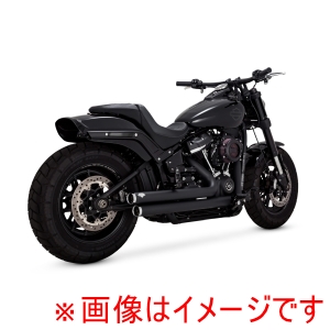 バンスアンドハインズ バンスアンドハインズ 1800-2584 BigShots Staggered PCX ビッグショットスタッガード ブラック マフラー SOFTAIL 86-17