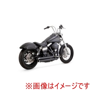 バンスアンドハインズ バンスアンドハインズ 1800-2605 BigShots Staggered PCX ビッグショットスタッガード ブラック マフラー DYNA 06-17
