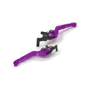 バイカーズ BIKERS バイカーズ H1012-PUR レバーセット 可倒式 カーブタイプ パープル PCX 21-24 PCX160 21-24 ADV160 23-24