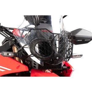 ヘプコアンドベッカー Hepco&Becker ヘプコアンドベッカー 7009535 00 01 ヘッドライトグリル ブラック CRF300Rally/250Rally 21-23