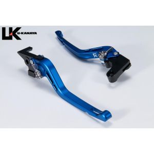 ユーカナヤ U-KANAYA U-KANAYA YA035-134-0514 レバーセット GPタイプ/ロング BL/BK (ツヤケシ) MT-09SP 21(RN69J)