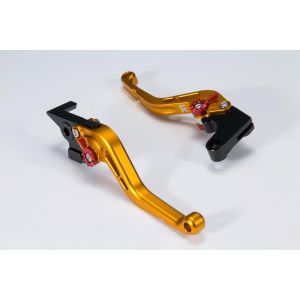ユーカナヤ U-KANAYA U-KANAYA YA040-082-0212-L クラッチレバー STD/ショート GD/BK (ツヤケシ) YZF-R25/R3