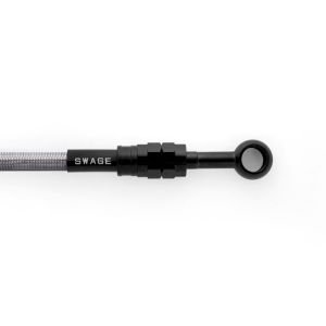 スウェッジラインプロ SWAGE-LINE スウェッジラインプロ BTP0054FS フロントホースキット ステンBLK/クリア DAX125 23