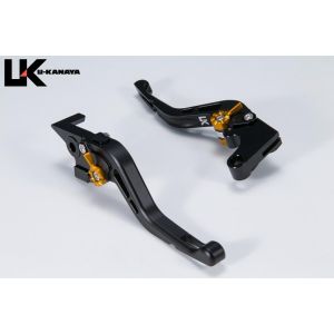 ユーカナヤ U-KANAYA U-KANAYA HO019-111-0611-01 レバーセット GPタイプ/ショート (ツヤケシBK/ツヤアリBK)CBR1000RR 17/CB1000R 18