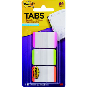 スリーエム 3M スリーエム 686L-PGO ポスト イット 超丈夫なインデックス 38.1X25.4mm 66枚 3色