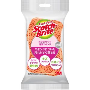 スリーエム 3M スリーエム 3M スコッチブライト スクラブドット清潔スポンジ オレンジ SDS-02KE