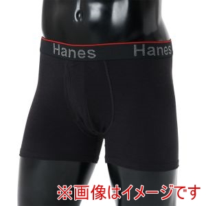 ヘインズ Hanes ヘインズ HM6EW103 1P BOXER BRIEF ブラック M