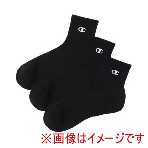 チャンピオン Champion チャンピオン C3-XB721S 3P SHORTSOCKS ブラック 230