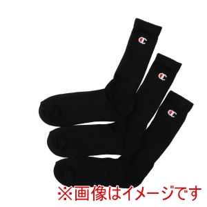 チャンピオン Champion チャンピオン CMSCY002 フルレングスソックス3P ブラック L