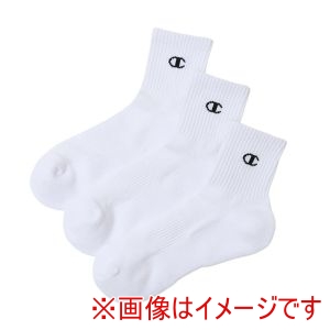 チャンピオン Champion チャンピオン C3-XB721S 3P SHORTSOCKS ホワイト 270