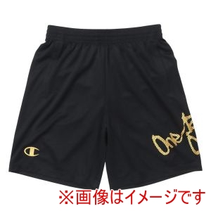 チャンピオン Champion チャンピオン C3-ZB520 SHORTS ブラックXゴールド M