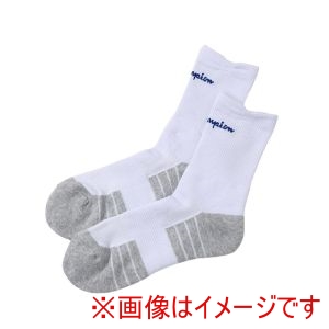 チャンピオン Champion チャンピオン C3-ZB702S MIDDLE SOCKS ホワイト 230