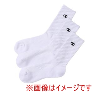 チャンピオン Champion チャンピオン C3-ZB722S 3P MIDDLE SOCKS ホワイト 230