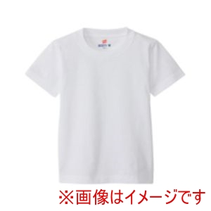 ヘインズ Hanes ヘインズ H5380 KIDS SHORT SLEEV ホワイト 100