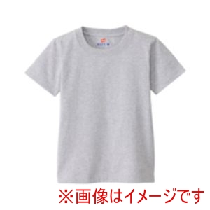 ヘインズ Hanes ヘインズ H5380 KIDS SHORT SLEEV ヘザーグレー 140