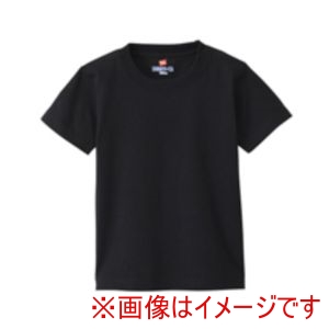 ヘインズ Hanes ヘインズ H5380 KIDS SHORT SLEEV ブラック 100