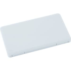 トラスコ中山 TRUSCO トラスコ MSCW 携帯用樹脂製マスクケース 190X110X12mm ホワイト TRUSCO