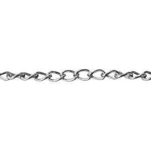 トラスコ TRUSCO トラスコ TIM126-10M 鉄クロームマンテルチェーン 2.6mm×10m