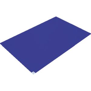 トラスコ TRUSCO トラスコ CM6045-1P-B 粘着クリーンマット 600×450MM ブルー 1シート 30枚位 メーカー直送 代引 北海道 沖縄 離島不可