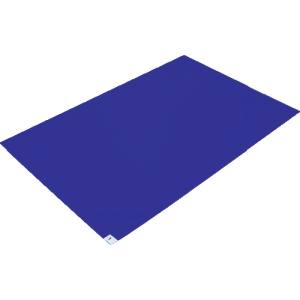 トラスコ TRUSCO トラスコ CM6090-1P-B 粘着クリーンマット 600×900MM ブルー 1シート 30枚入