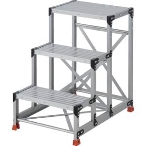トラスコ中山 TRUSCO トラスコ TSF36259 作業用踏台 3段 ステップ奥行250 高さ0.90m 天板600X400 TRUSCO メーカー直送 代引不可 北海道沖縄離島不可