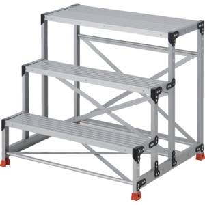 トラスコ中山 TRUSCO トラスコ TSF3109 作業用踏台 3段 ステップ奥行200 高さ0.90m 天板1000X400 TRUSCO メーカー直送 代引不可 北海道沖縄離島不可