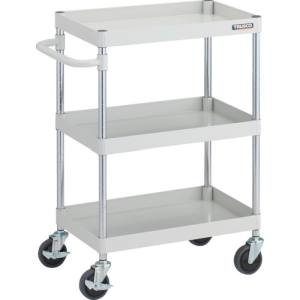 トラスコ中山 TRUSCO トラスコ PEW963AW フェニックスワゴン 抗ウィルスハンドル 省音 600X400XH880 3段 W色 TRUSCO メーカー直送 代引不可 北海道沖縄離島不可