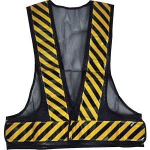 トラスコ中山 TRUSCO トラスコ中山 BKYV-NB メッシュ安全ベスト トラ柄Xネイビー 反射付き
