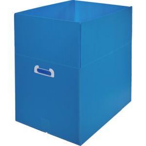 トラスコ中山 TRUSCO トラスコ中山 TDP-A3-5B ダンボールプラスチックケース 5枚セット A3サイズ 取っ手穴あき 青 メーカー直送 代引 北海道 沖縄 離島不可