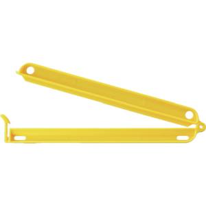 トラスコ中山 TRUSCO トラスコ TWC220YE 大口袋用クリップ 留め幅220mm 黄 1個入 TRUSCO