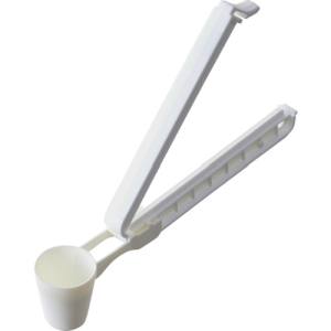 トラスコ中山 TRUSCO トラスコ TWSC110SPWH2P 袋留めクリップ 留め幅110mm スプーン付 2本入 白 TRUSCO