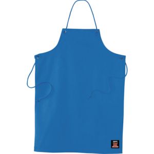 トラスコ中山 TRUSCO トラスコ中山 APB-002F BL 防炎エプロンセミロング ブルー マックスダイナ