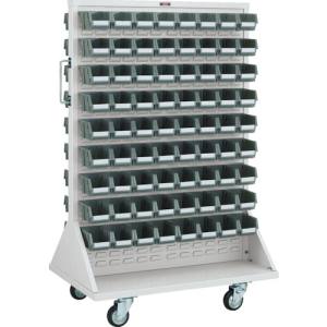 トラスコ中山 TRUSCO トラスコ T1272WNCAW パネルコンテナラック 910X600XH1420 両面式車輪付 小X144 TRUSCO メーカー直送 代引不可 北海道沖縄離島不可