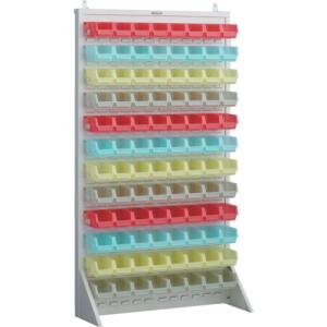 トラスコ中山 TRUSCO トラスコ T16128NSKAW パネルコンテナラック 910X320XH1600 クリアカラーコンテナ 小X96 TRUSCO メーカー直送 代引不可 北海道沖縄離島不可