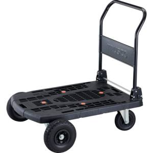 トラスコ中山 TRUSCO トラスコ MPK906NORBK 樹脂台車 カルティオビッグオフロード 900X600 ノーパンクタイヤ ブラック TRUSCO メーカー直送 代引不可 北海道沖縄離島不可
