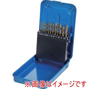 トラスコ中山 TRUSCO トラスコ中山 TCSD-13SET コバルトハイスストレートドリル 13本組セット スチールケース付  TRUSCO