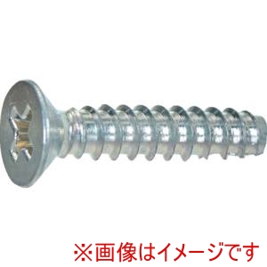 トラスコ中山 TRUSCO トラスコ中山 S310-0206 皿頭タッピングねじ 2種溝付B1形 三価白 M2X6 50本入り