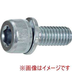 トラスコ中山 TRUSCO トラスコ中山 S260-0308 六角穴付組込ボルト P=2 三価白 M3X8 30本入り