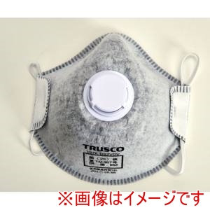 トラスコ中山 TRUSCO トラスコ中山 T97K-DS2VOV 高密着 使い捨て式防じんマスク DS2 活性炭層 排気弁つき 10枚入