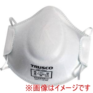 トラスコ中山 TRUSCO トラスコ中山 T97-DS2 高密着 使い捨て式防じんマスク DS2 10枚入