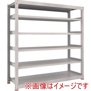 トラスコ中山 TRUSCO トラスコ中山 M5-8476SFC NG スチールラック M5型中量棚 1200X721XH2400 6段 単体 ネオグレー メーカー直送 代引不可 北海道沖縄離島不可