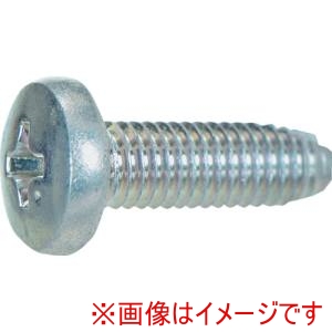 トラスコ中山 TRUSCO トラスコ中山 S460-0512 バインド頭タッピングねじ 3種溝付C1形 三価白 M5X12 30本入り