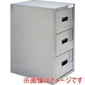 トラスコ中山 TRUSCO トラスコ中山 SY-3N 耐震薬品庫 455X600XH800 3段引出型 TRUSCO メーカー直送 代引不可 北海道沖縄離島不可